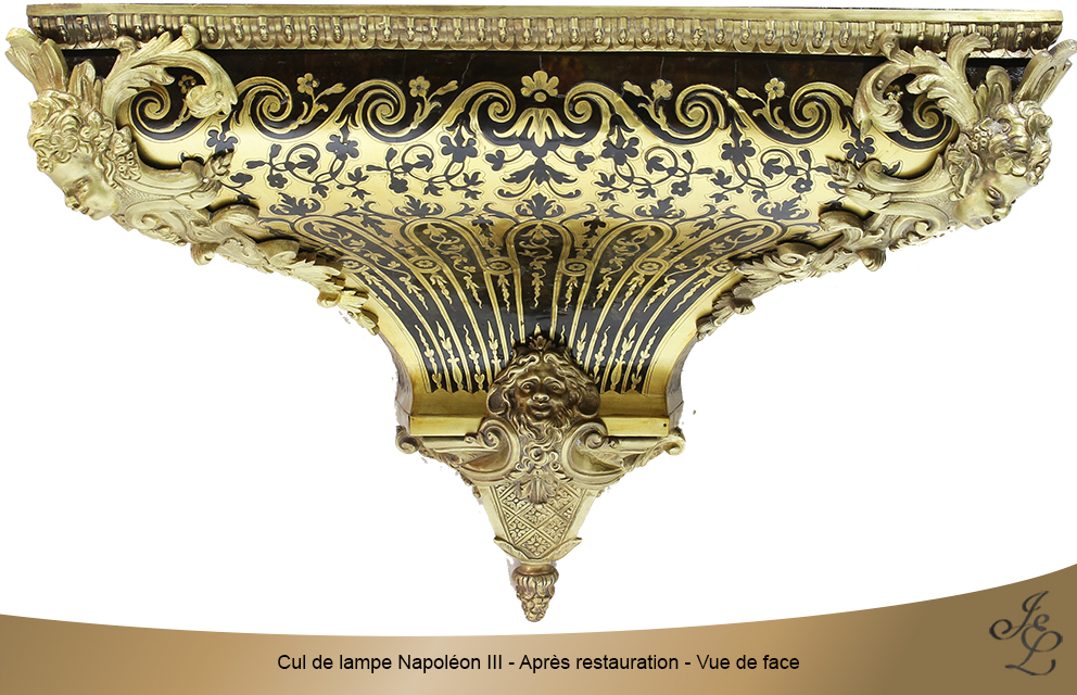 Cul de lampe Napoléon III - Après restauration - Vue de face